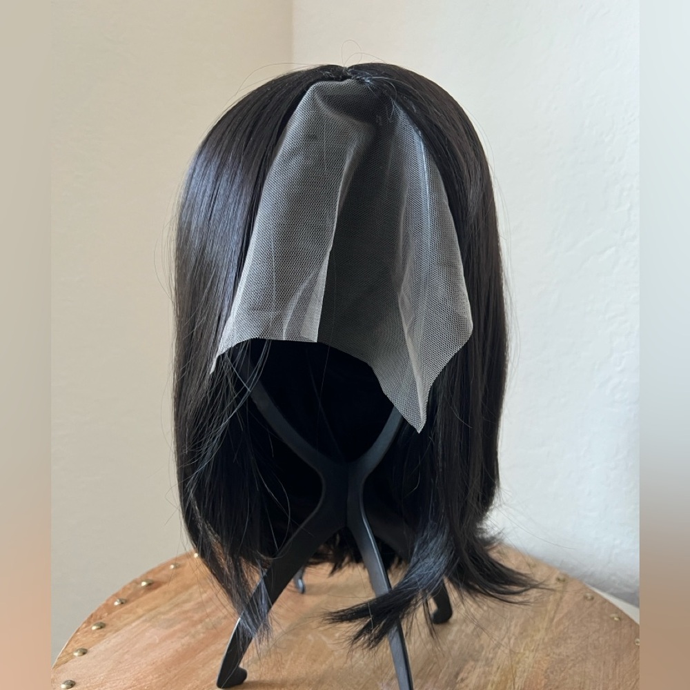 Synthetic Black Bob Wig with Lace Front
New without Tag
